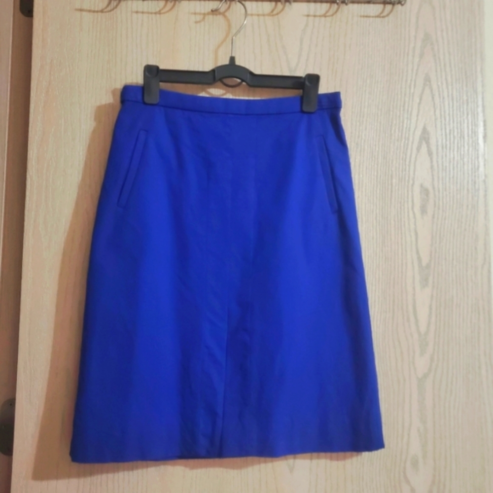 J.CREW Blue skirt. waist 14"